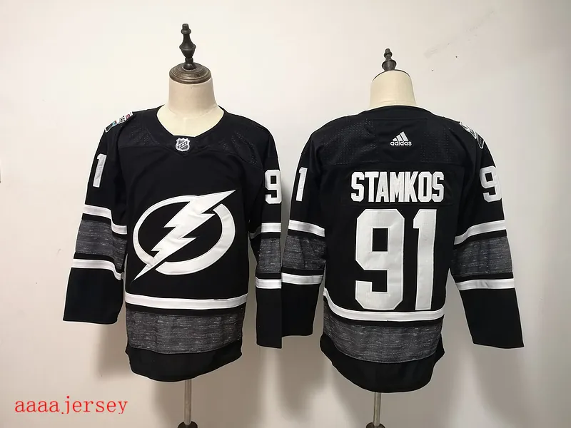 2019 Tampa Bay Lightning all star ice hockey jersey M-3XL 坦帕湾闪电队全明星冰球服 2