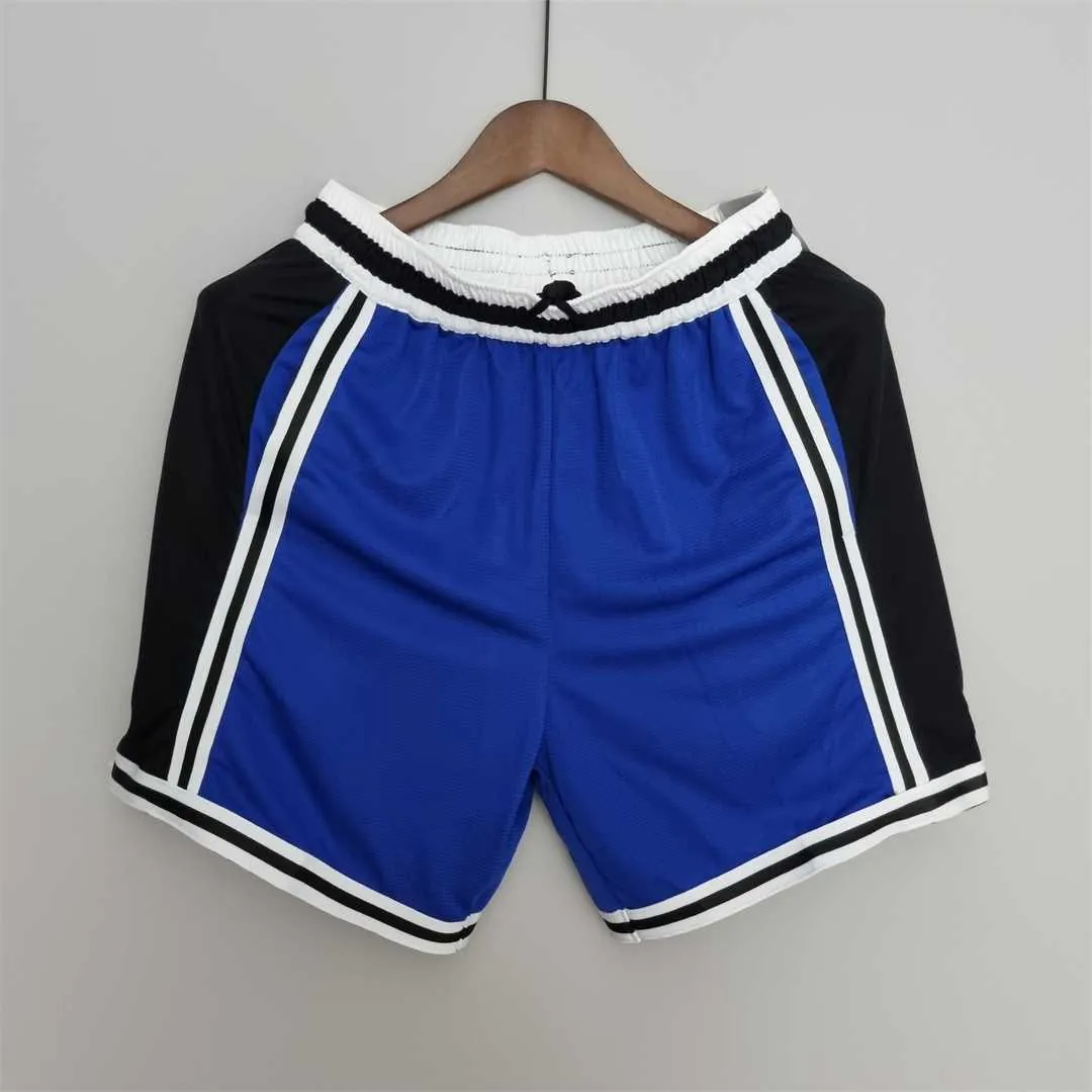 2022 Golden State Warriors NBA US Training Shorts Blue Black 5