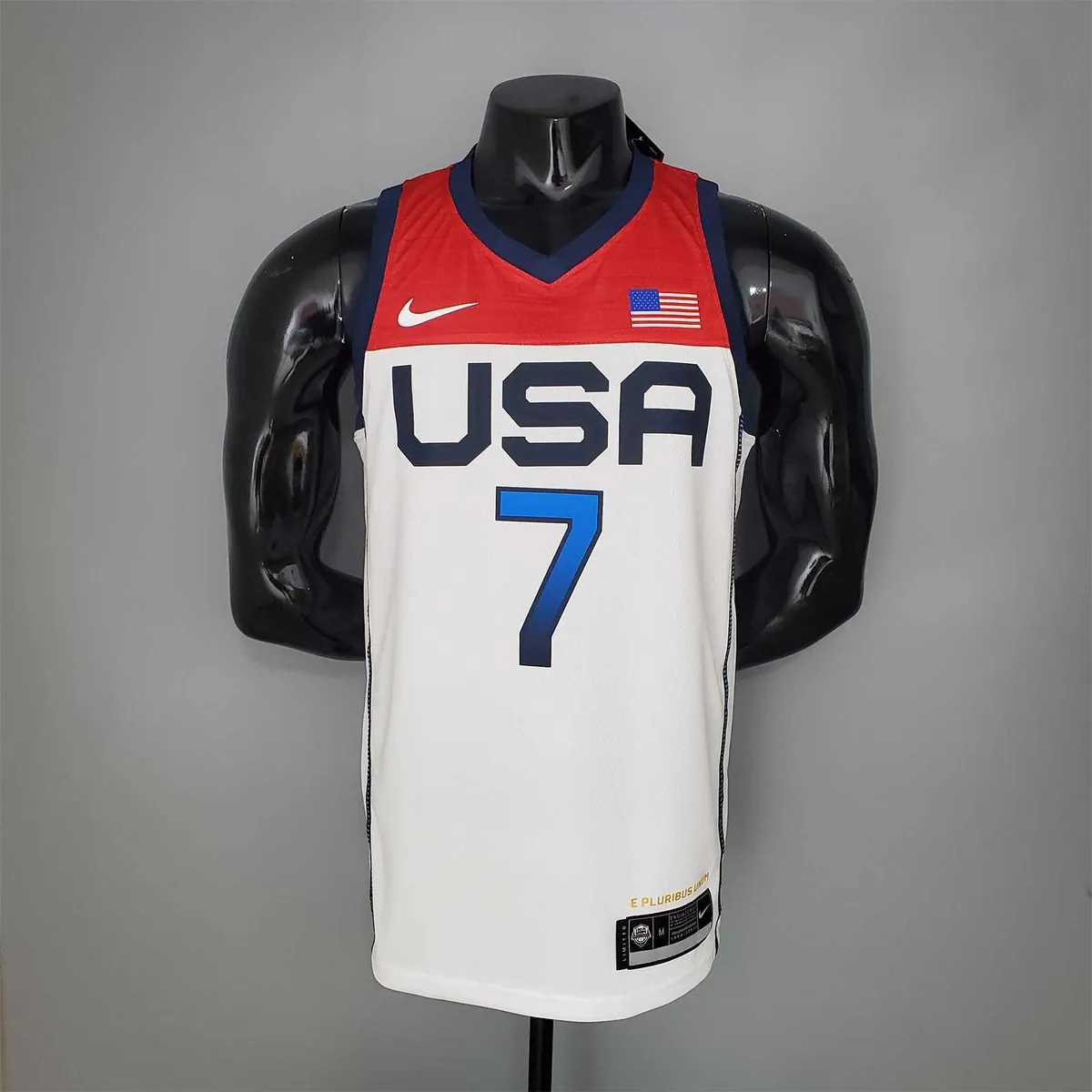 2021 Olympic Games DURANT#7 USA Team USA White Red 8