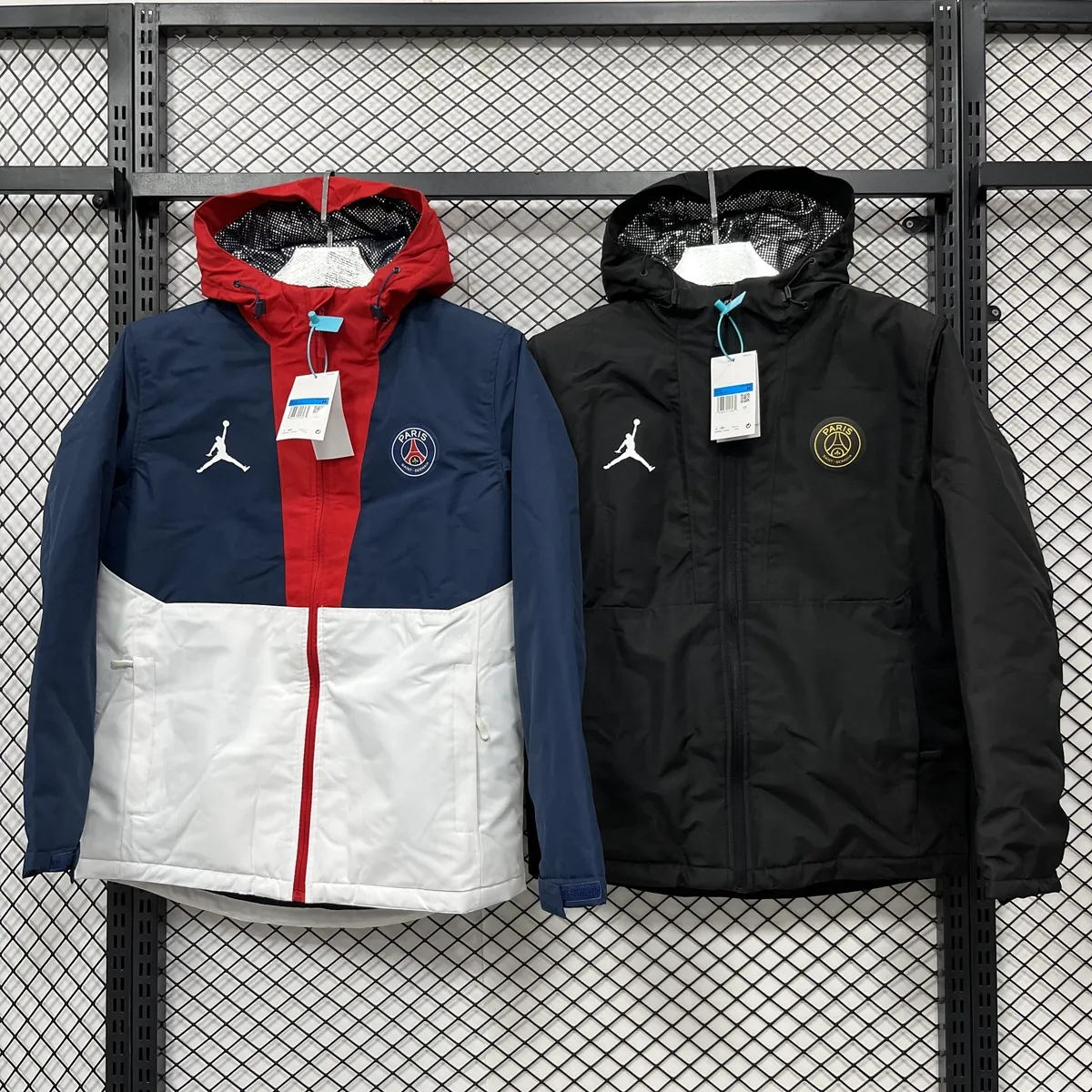 25-26 PSG Black hardshell jacket AAAAJersey Supply Yupoo 5