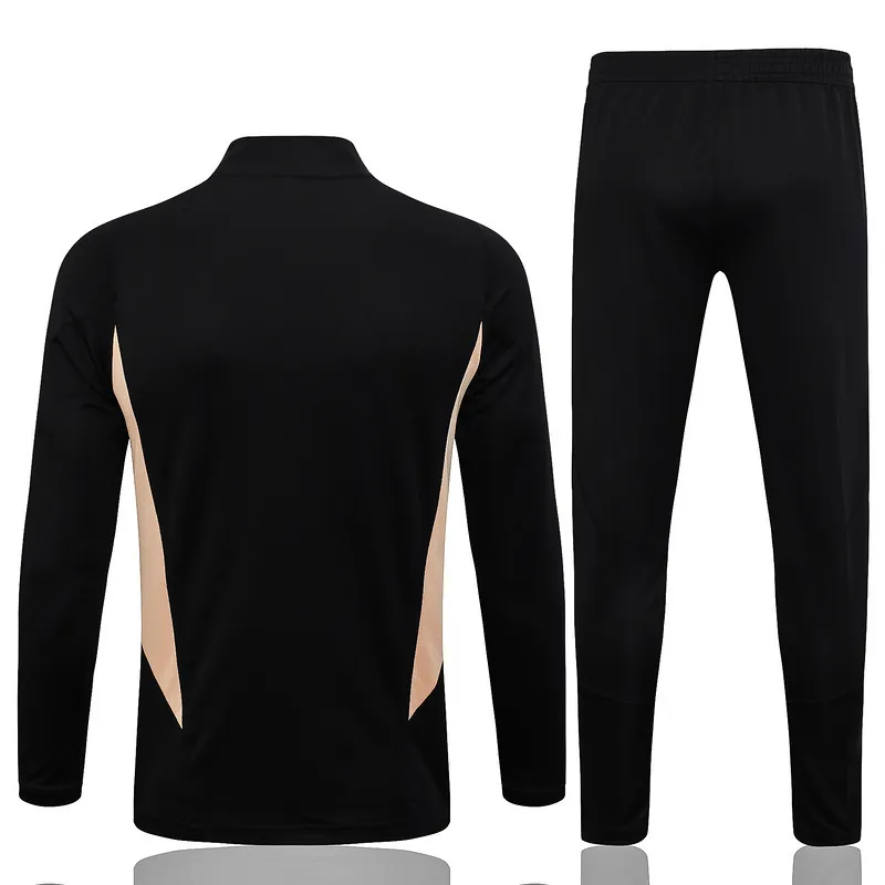 23-24 Real Madrid Long Sleeve Kits Black Training Suits Football Jerseys Yupoo 1