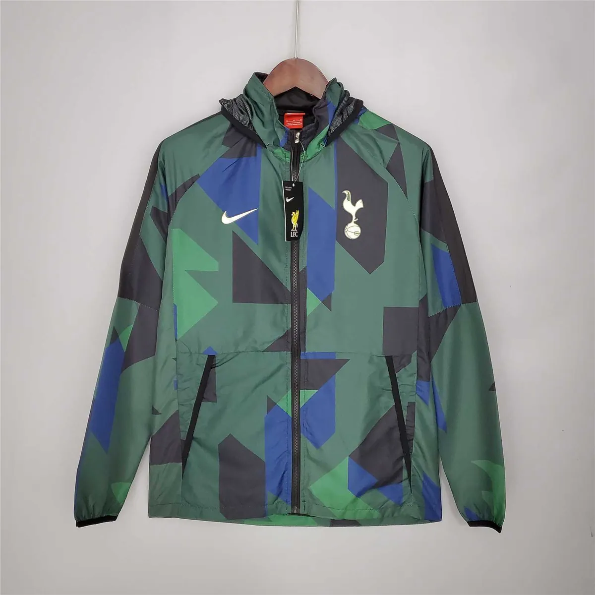 21-22 Tottenham Hotspur Green&amp;Blue Windbreaker 8