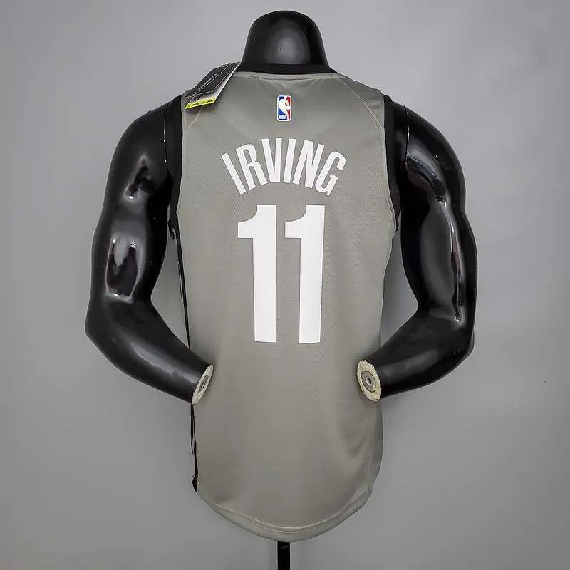 Irving #11 Brooklyn Nets City Edition Gray 6