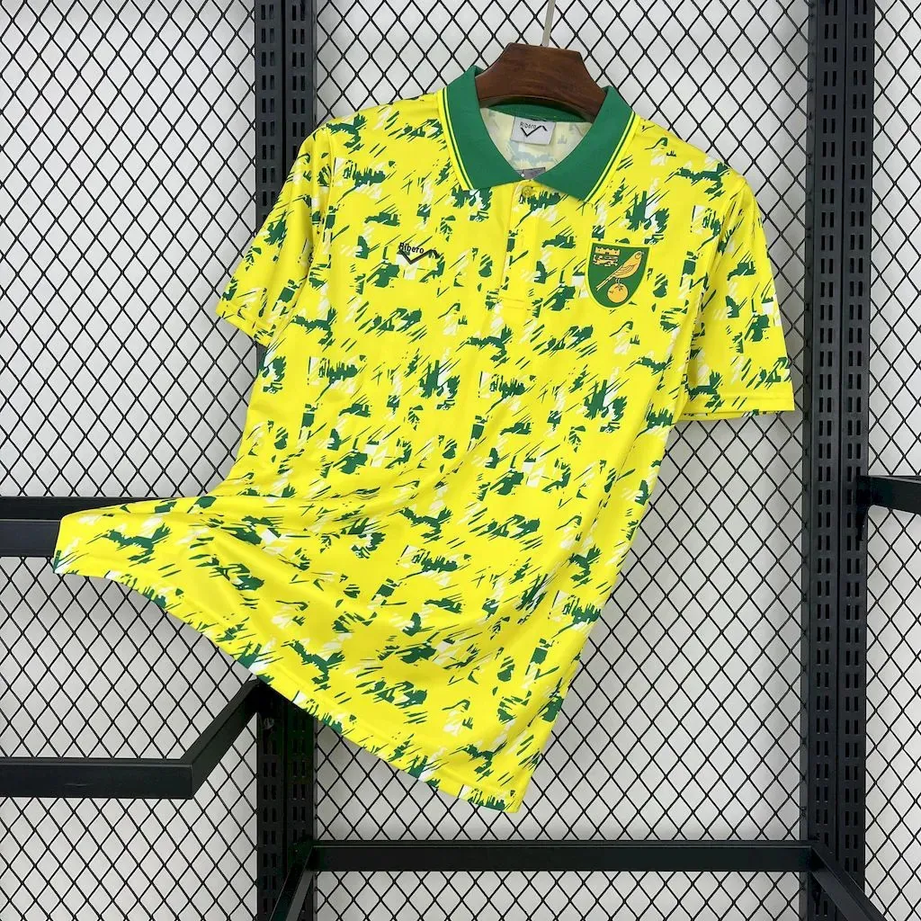 92-94 Norwich City Home Retro Kit Vintage Shirt AAAAJersey Supplier Yupoo 4