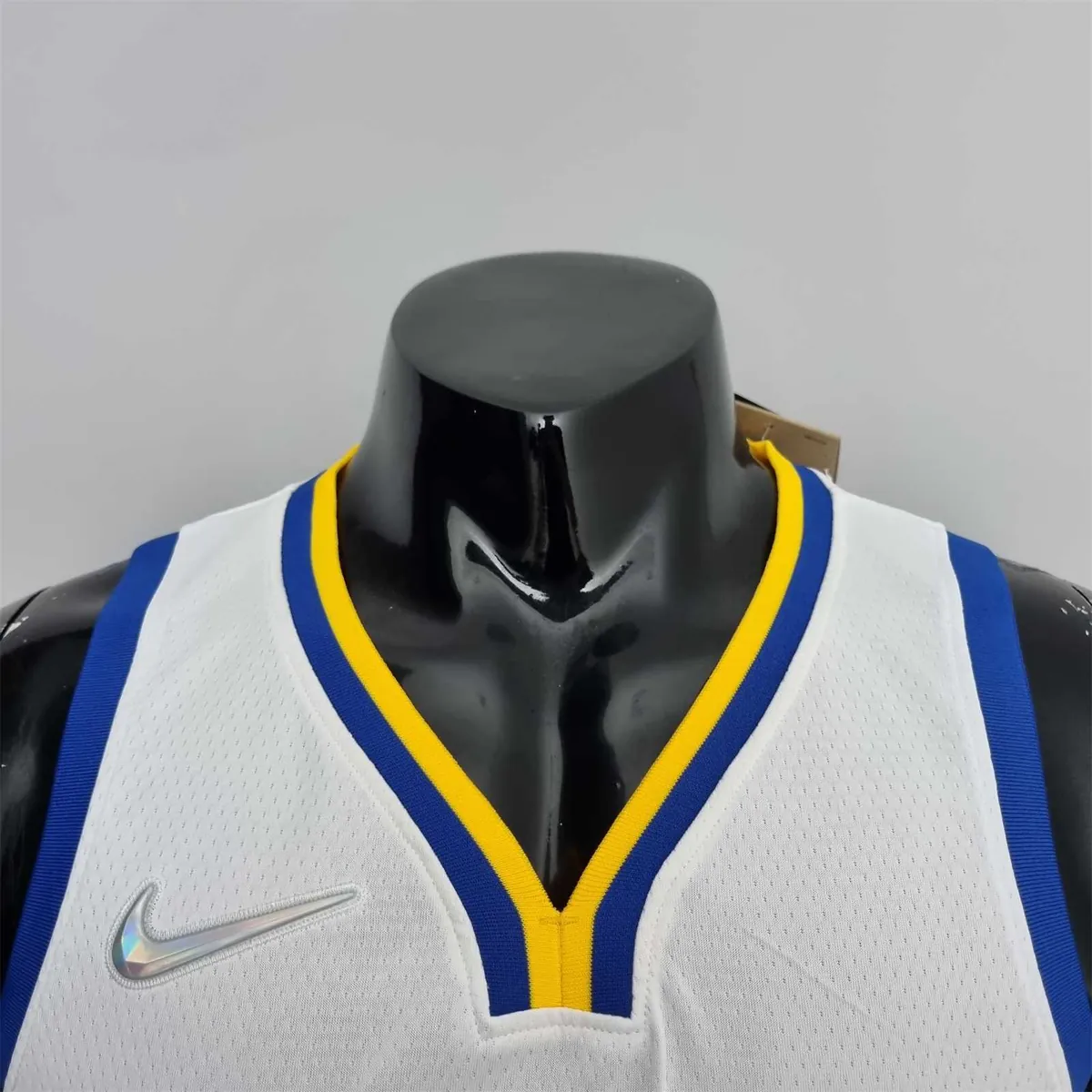 75th Anniversary Toscano#95 Golden State Warriors Mexico Exclusive White NBA Jersey 4