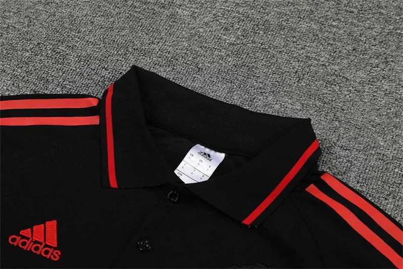 Manchester United Polo black and white-red 12