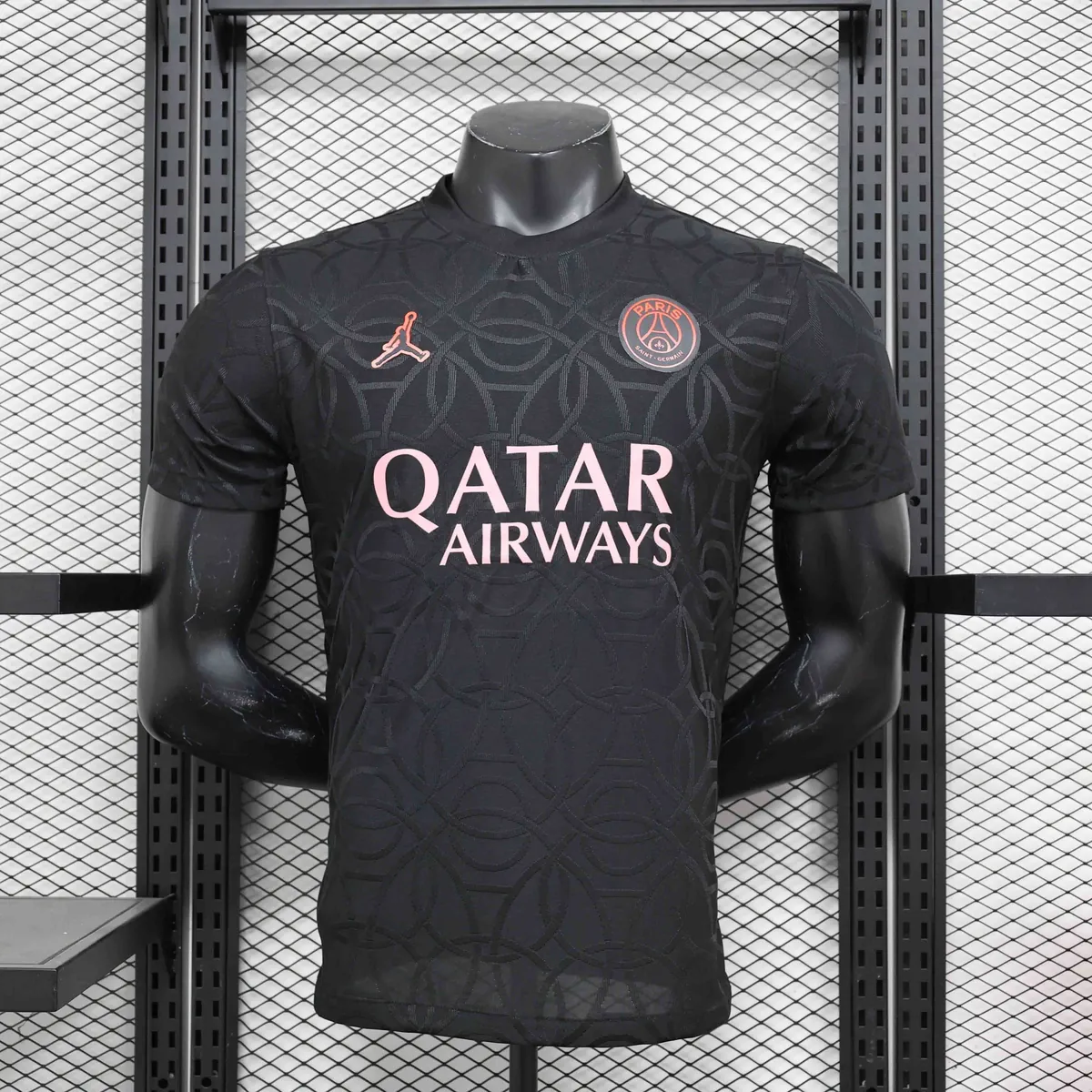 24-25 PSG Academy Pro Pre-Match Black Player Version Shirt AAAAJersey Supplier Yupoo 6