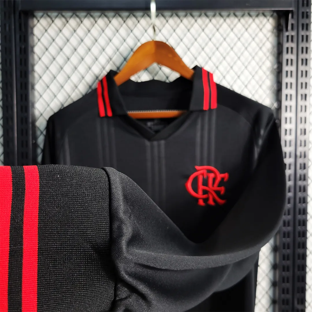 19-20 Flamengo Black Long Sleeve 1