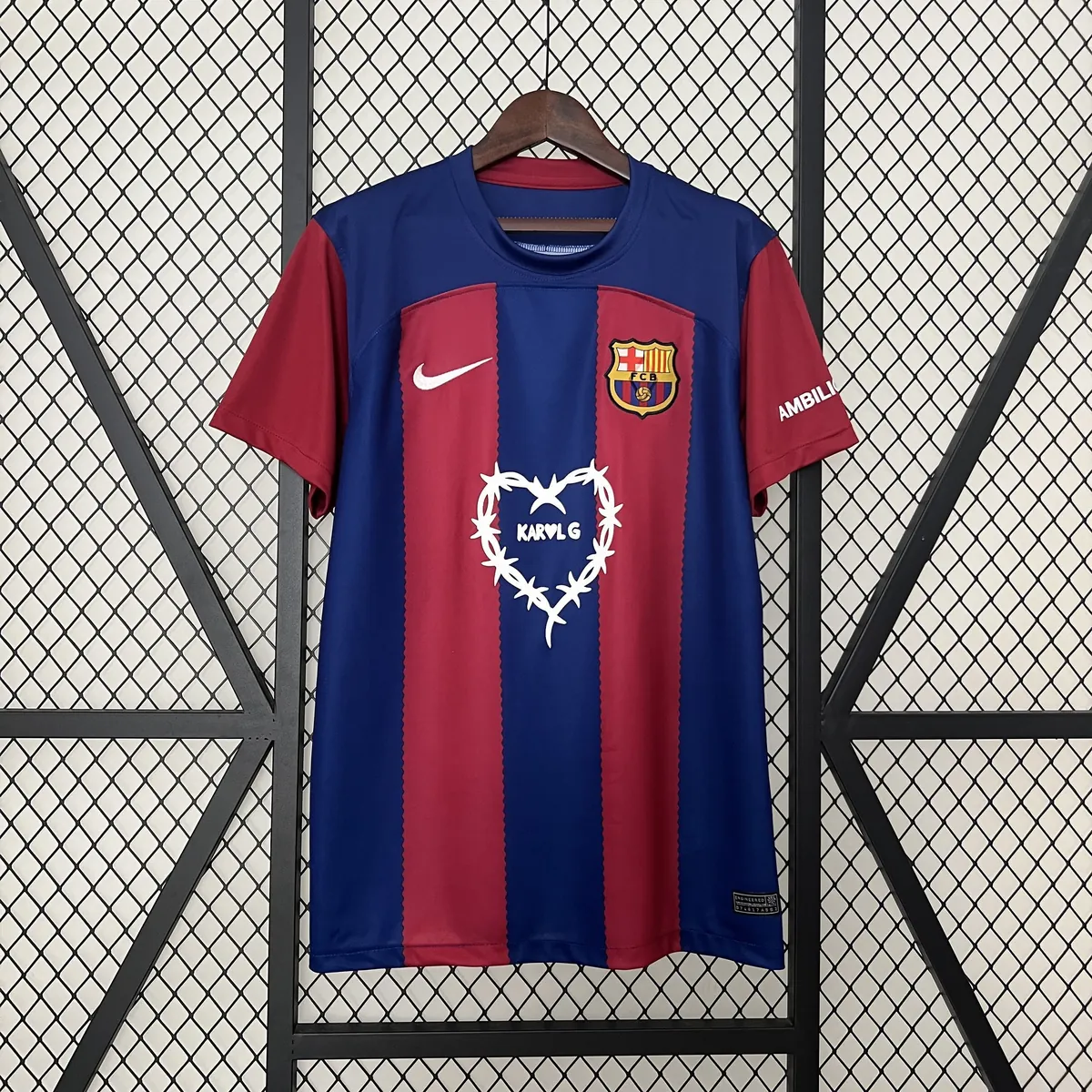 23-24 Barcelona Home KarolG Clásico Special Edition Kit Jerseys Supllier Yupoo 7
