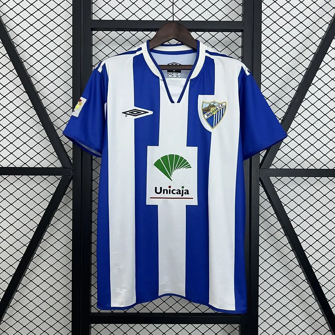 05-06 Malaga CF Home Retro Kit Vintage Shirt AAAAJersey Dropship Yupoo 8