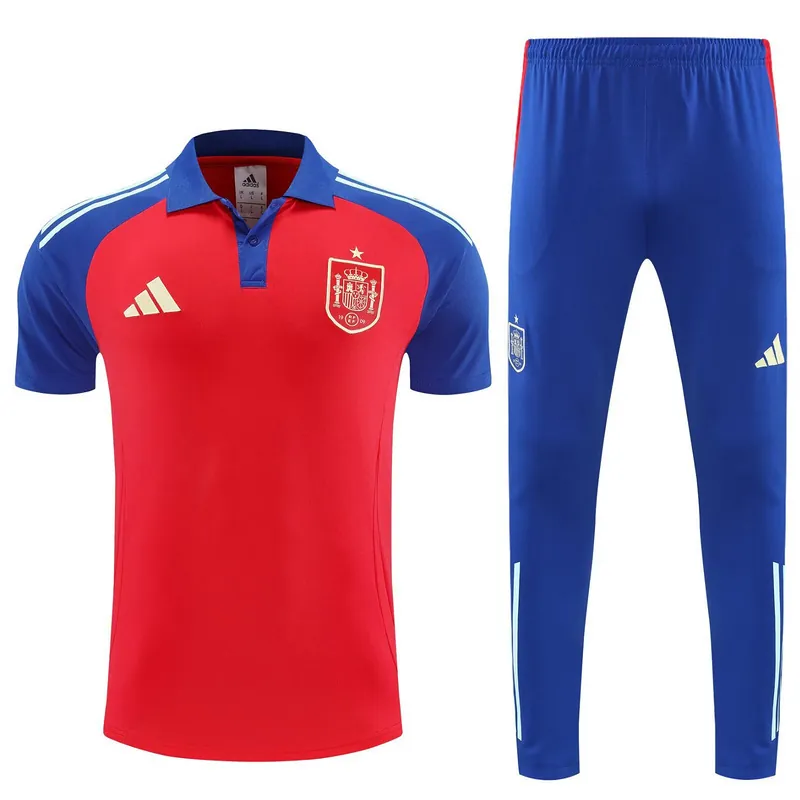 25-26 Spain Training Red Polo Kit Soccer AAAAJersey Yupoo 3