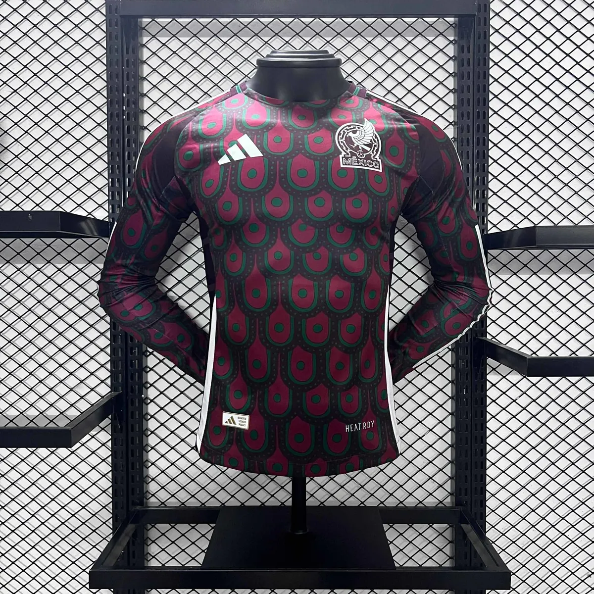 2024 Mexico Home Long Sleeve Kit Player Version Shirt Jerseys Supllier Yupoo 6
