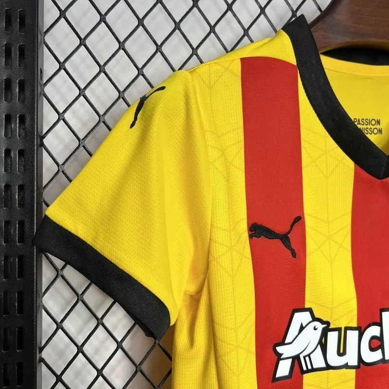 24-25 Lens Home Kid Kits Youth Apparels Football AAAAJersey Yupoo 3