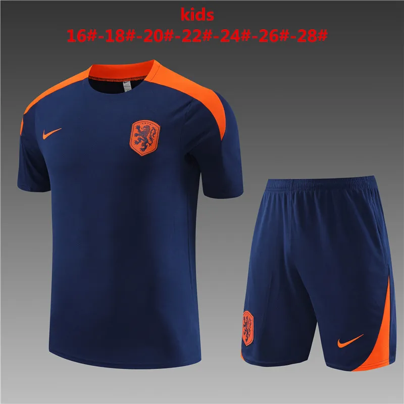 23-24 Netherlands Kids Training Soccer Jerseys Yupoo 1