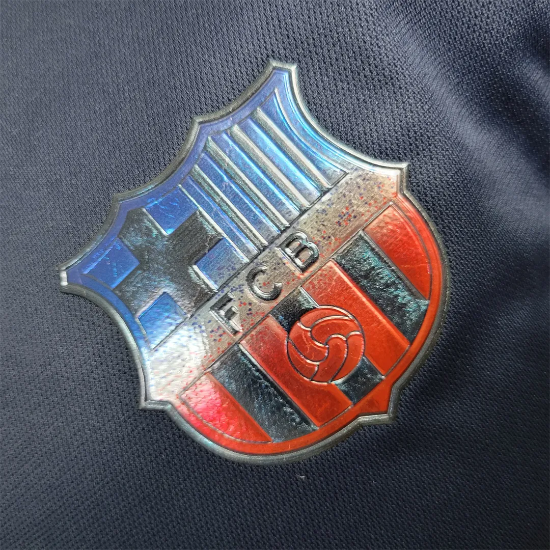 23-24 Barcelona POLO Treasure Blue Training Shirt 5
