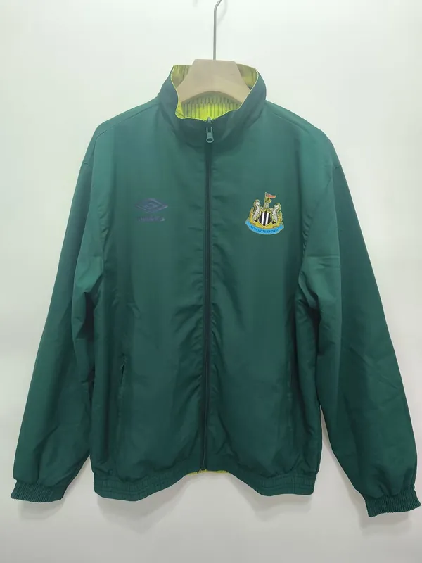 1991 Newcastle United Retro Trench Coat Reversible Windbreaker Double-Sides Jacket 4