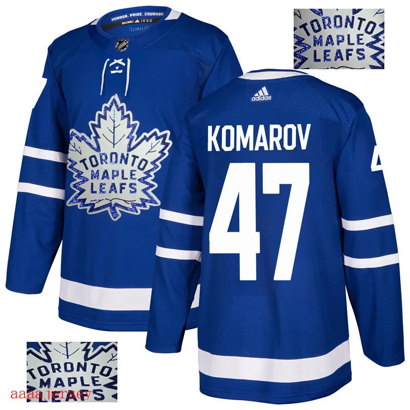 2018 Toronto Maple Leafs ice hockey jersey M-3XL 多伦多枫叶队时尚亮片款冰球服 19