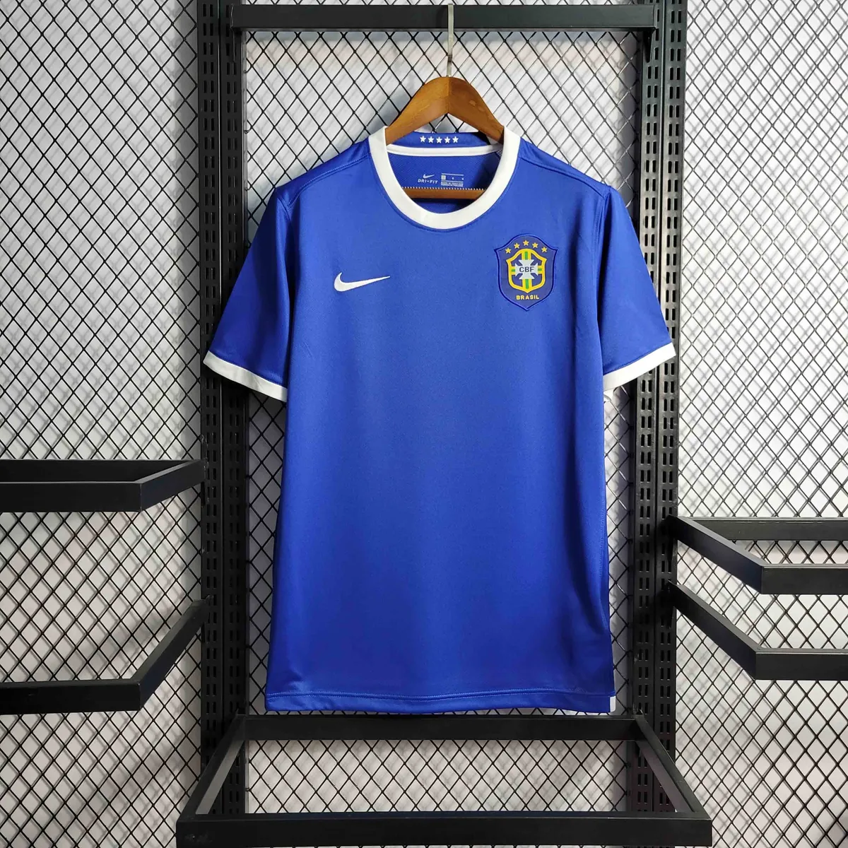 2006 Retro Brazil Away S-XXL Cheap Football Kit 9