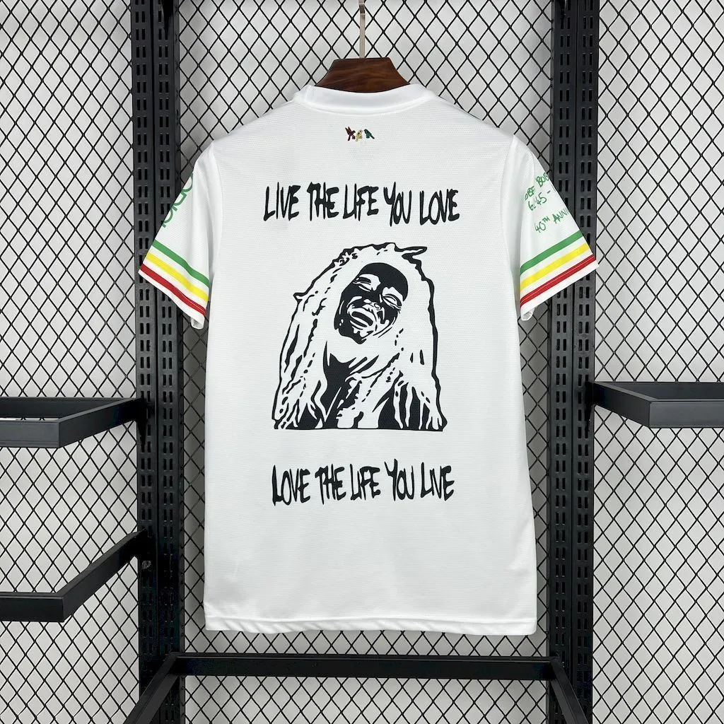 25-26 Ajax Bob Marley White Special Edition Shirt AAAAJersey Supplier Yupoo 5
