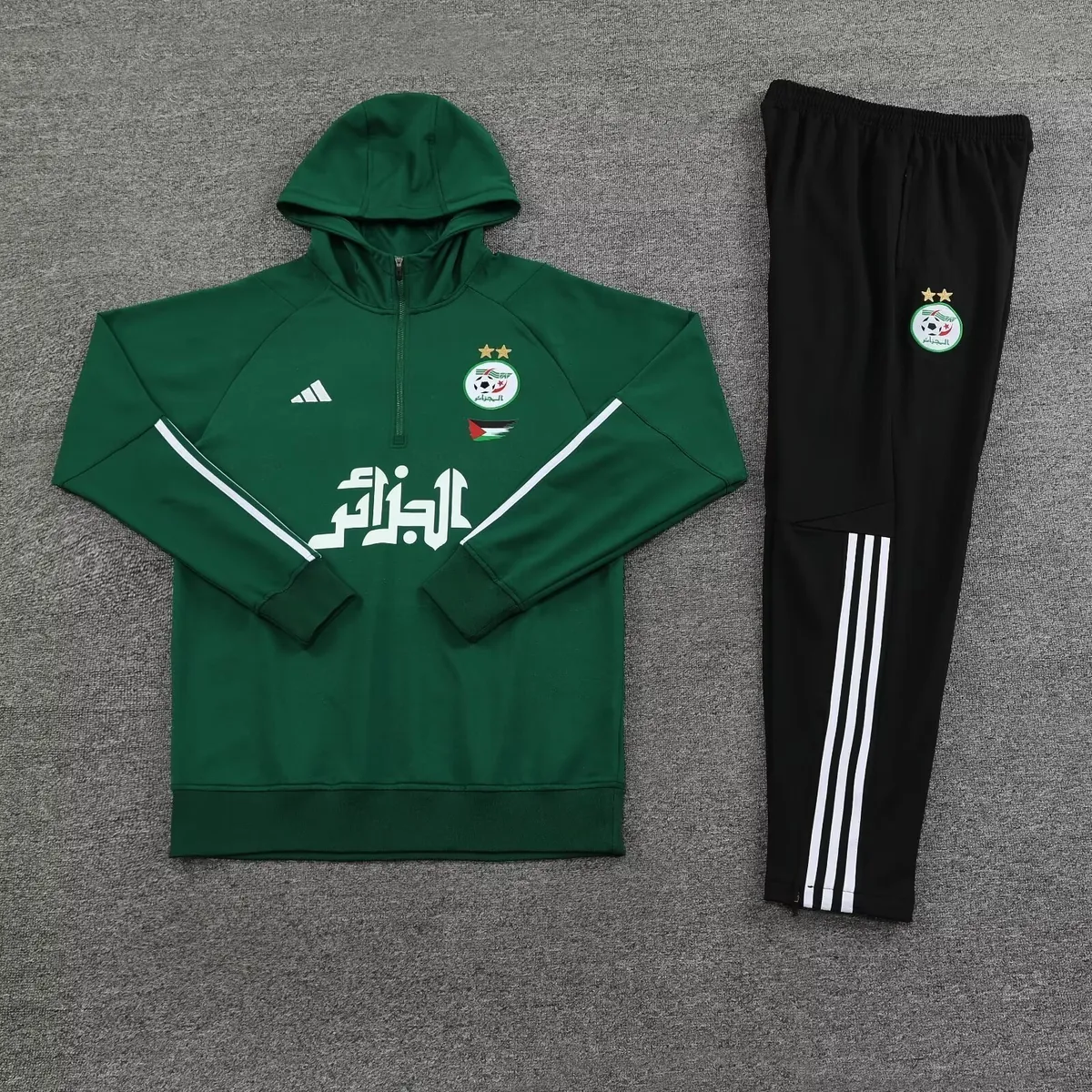 23-24 Algeria Hoodie Long Sleeve Training Suit Yupoo 2