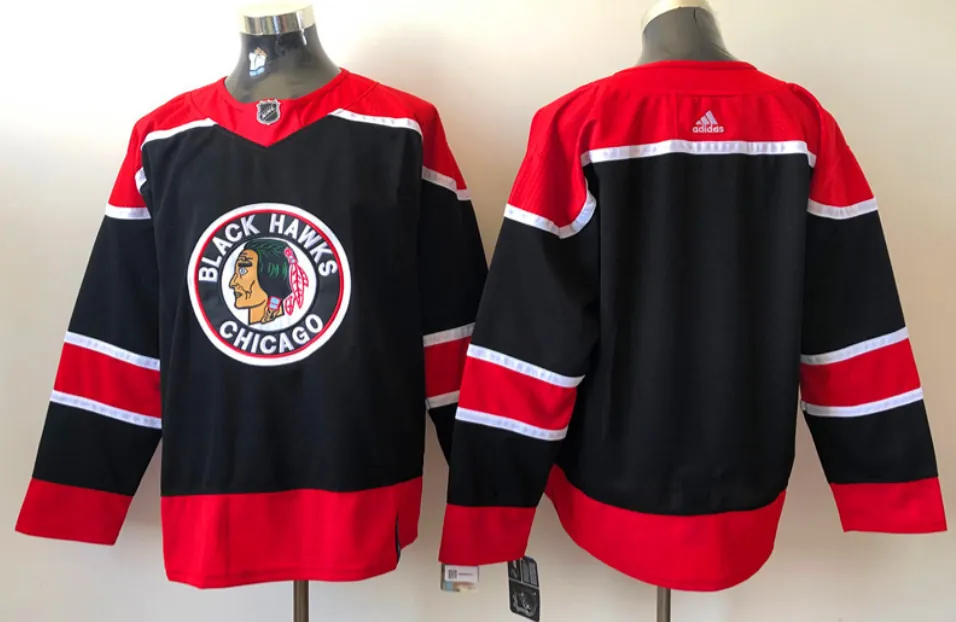 Chicago Blackhawks ice hockey jersey M-3XL 芝加哥黑鹰冰球服 1