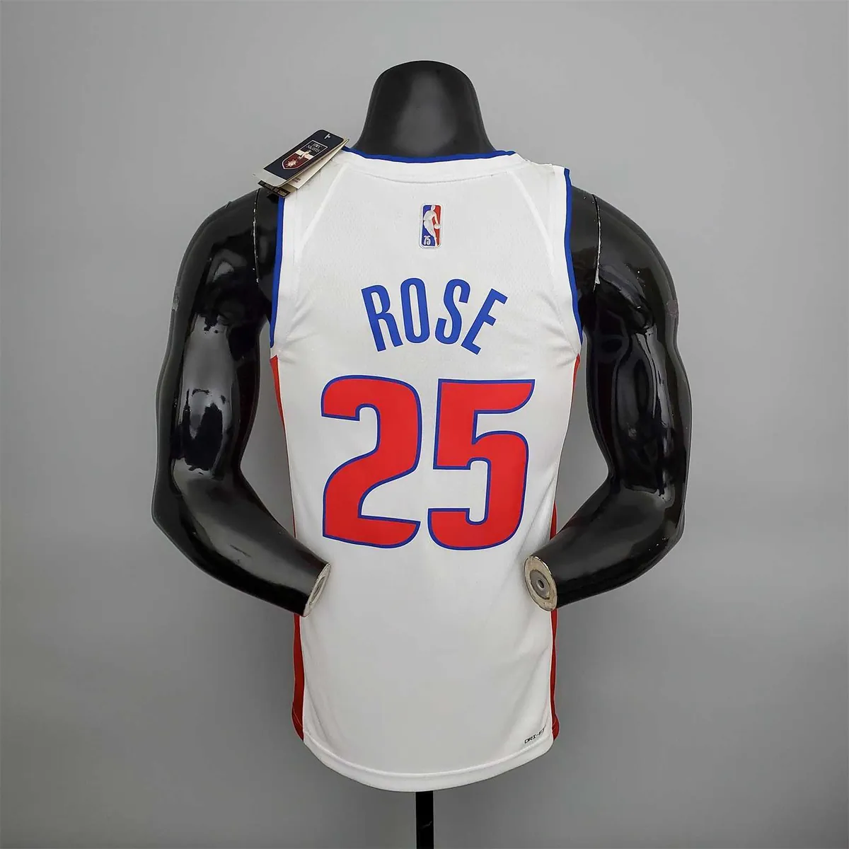 75th Anniversary Rose #25 Pistons White 9