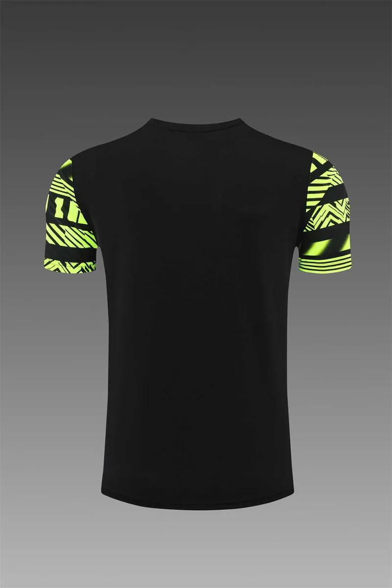 22-23 Dortmund Training Suit Short Sleeve Kit Black 8