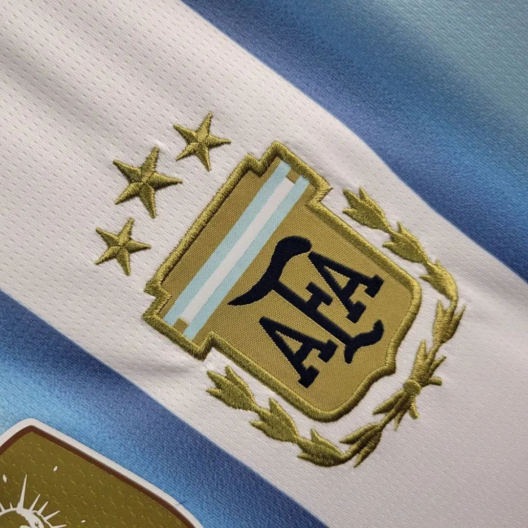 World Cup 2026 Argentina Home Long Sleeves Kit Soccer T-Shirt AAAAJersey Yupoo 9