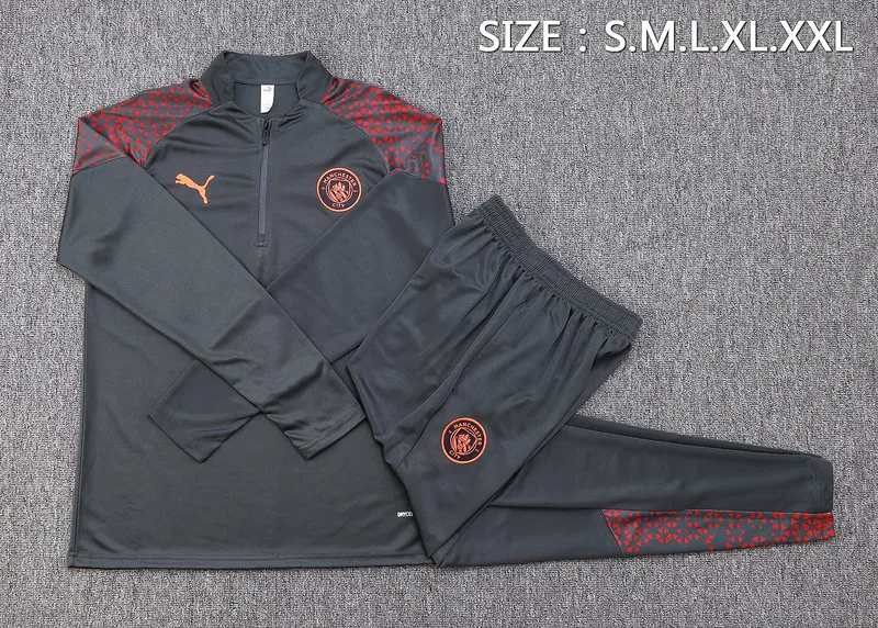 23-24 Manchester City Long Sleeve Training Suit Yupoo 1