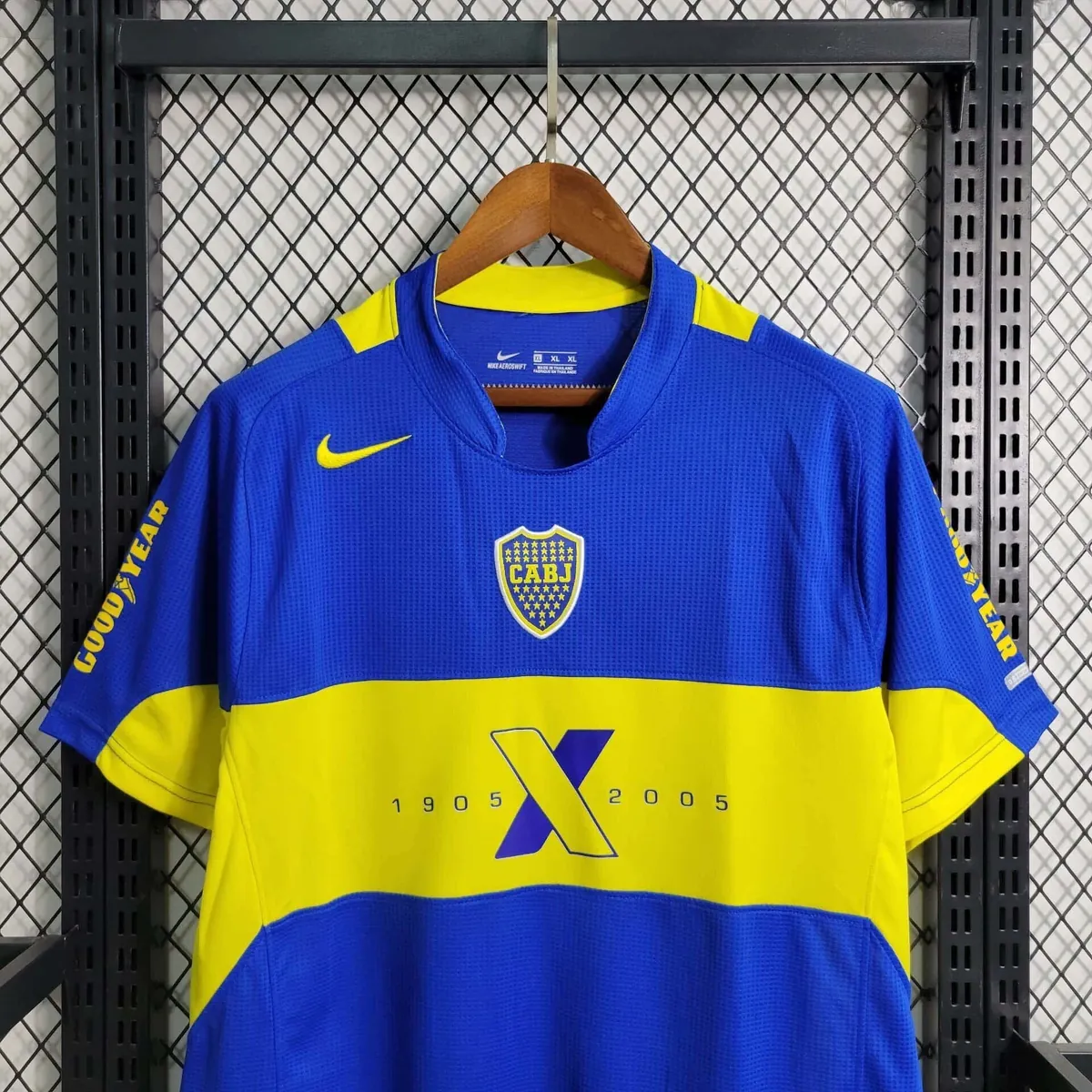 2005 Retro Boca 100th Anniversary Edition S-XXL Cheap Soccer Jerseys 7