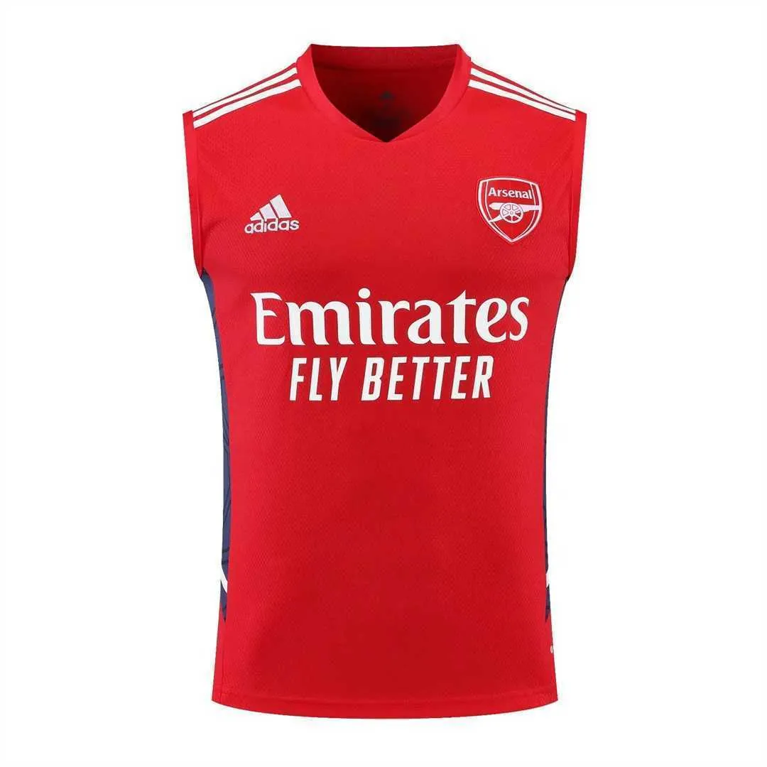 22-23 Arsenal vest training suit kit red 14