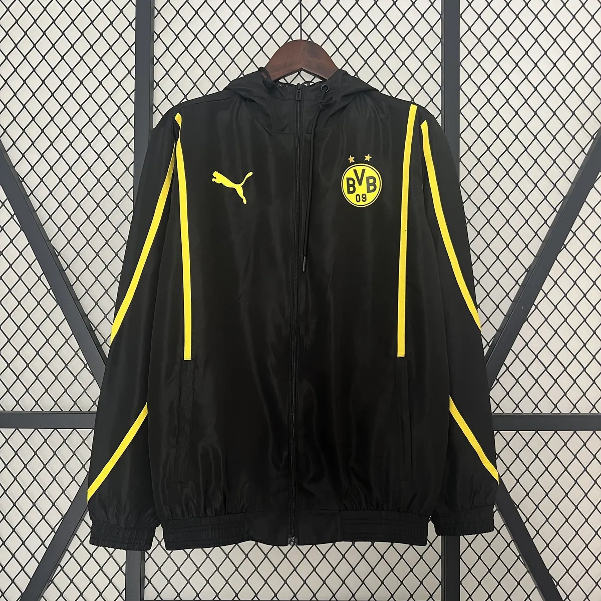 24-25 Dortmund BVB Black Windbreaker AAAAJersey Supplier Yupoo 8