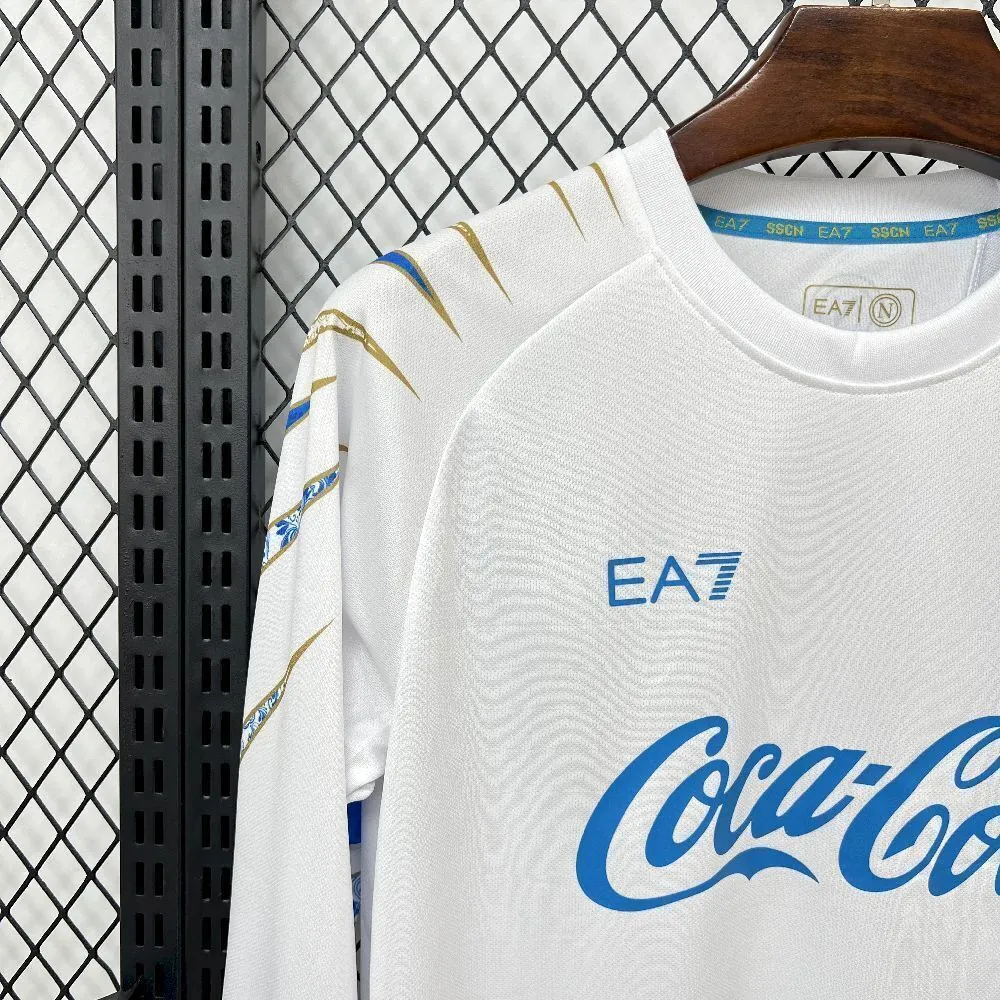 25-26 Napoli Special Edition Kit Soccer Long Sleeve T-Shirt AAAAJersey Supply Yupoo 4