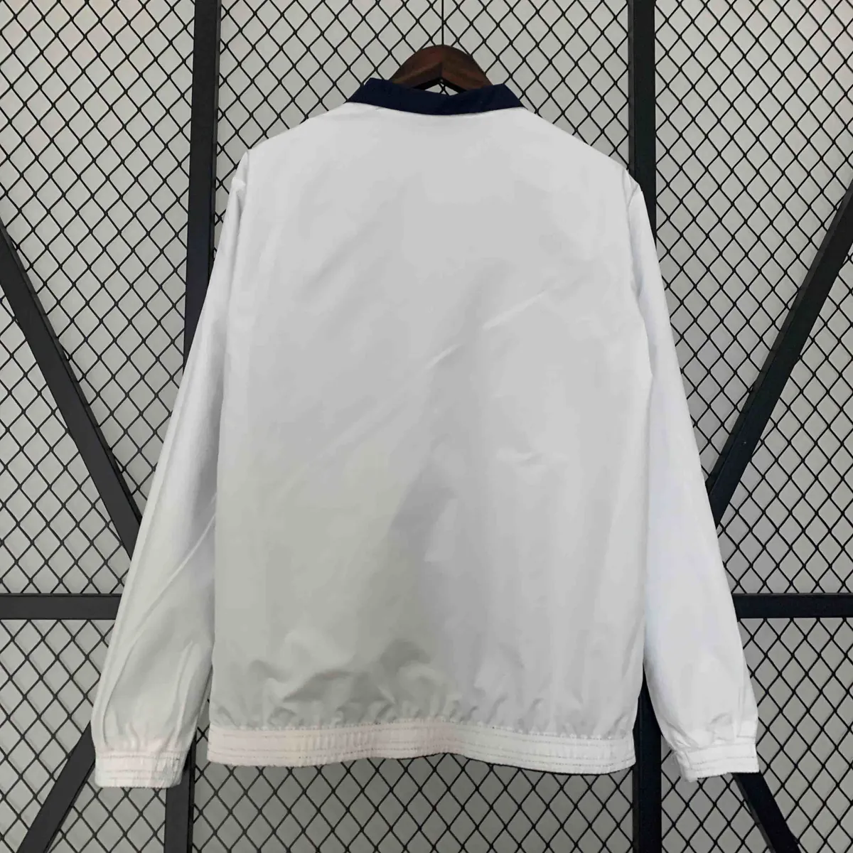 23-24 PSG Reversible Windbreaker White&Navy Double-Sides Jacket Soccer Jerseys For Sale 6