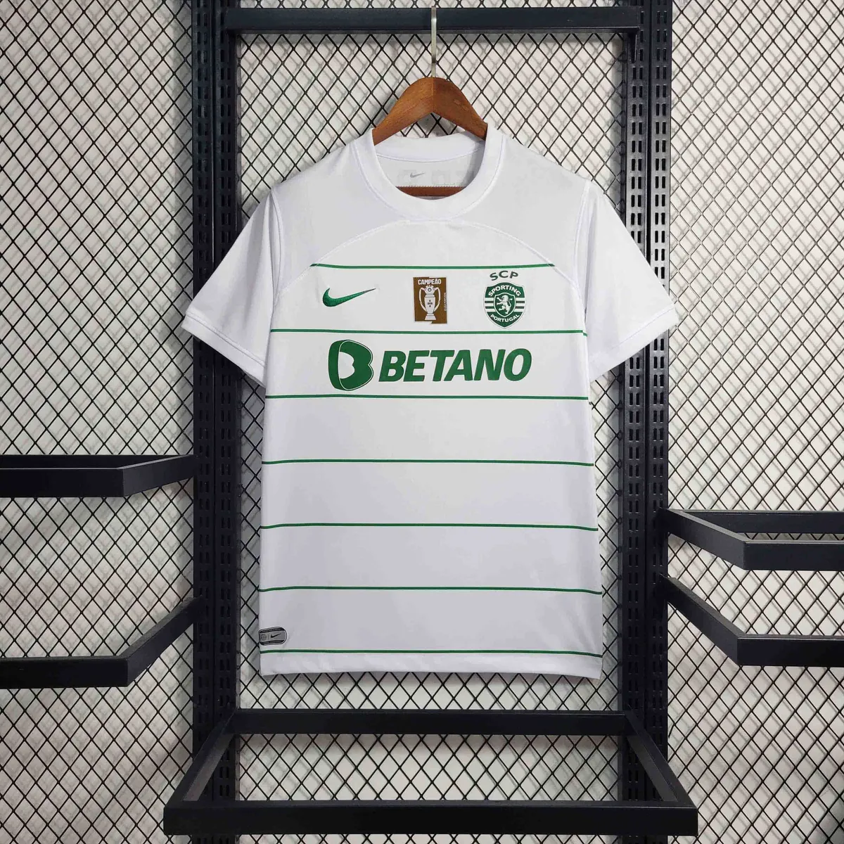 23-24 Sporting Lisbon Away Kit with Champion Customization Football AAAAJersey Supplier 1