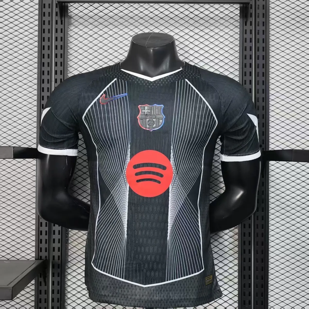25-26 Barcelona Special Edition Black Kit Player Version Shirt AAAAJersey Yupoo 3