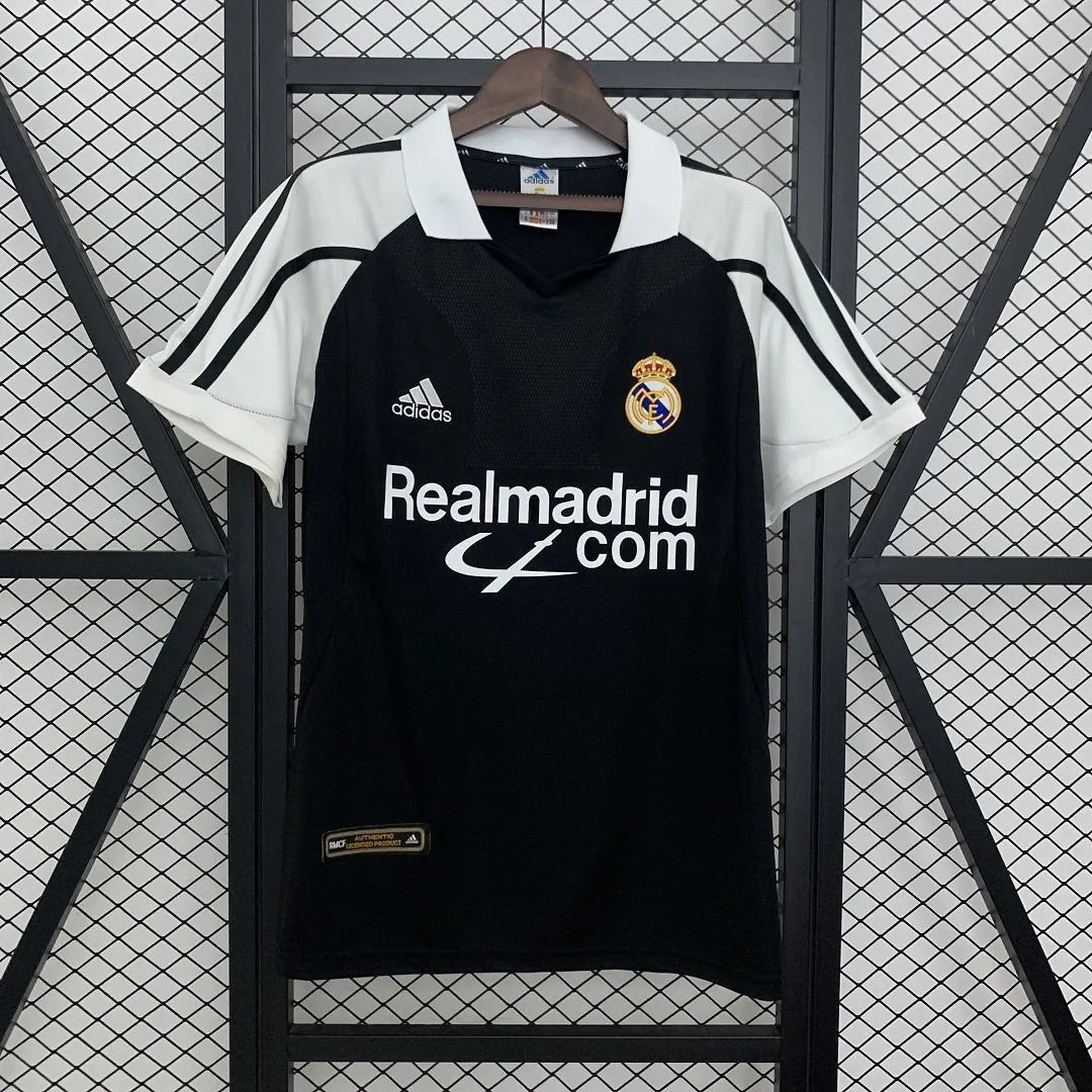 01-02 Real Madrid Away Retro Kit Vintage Shirt AAAAJersey Wholesale Yupoo 9