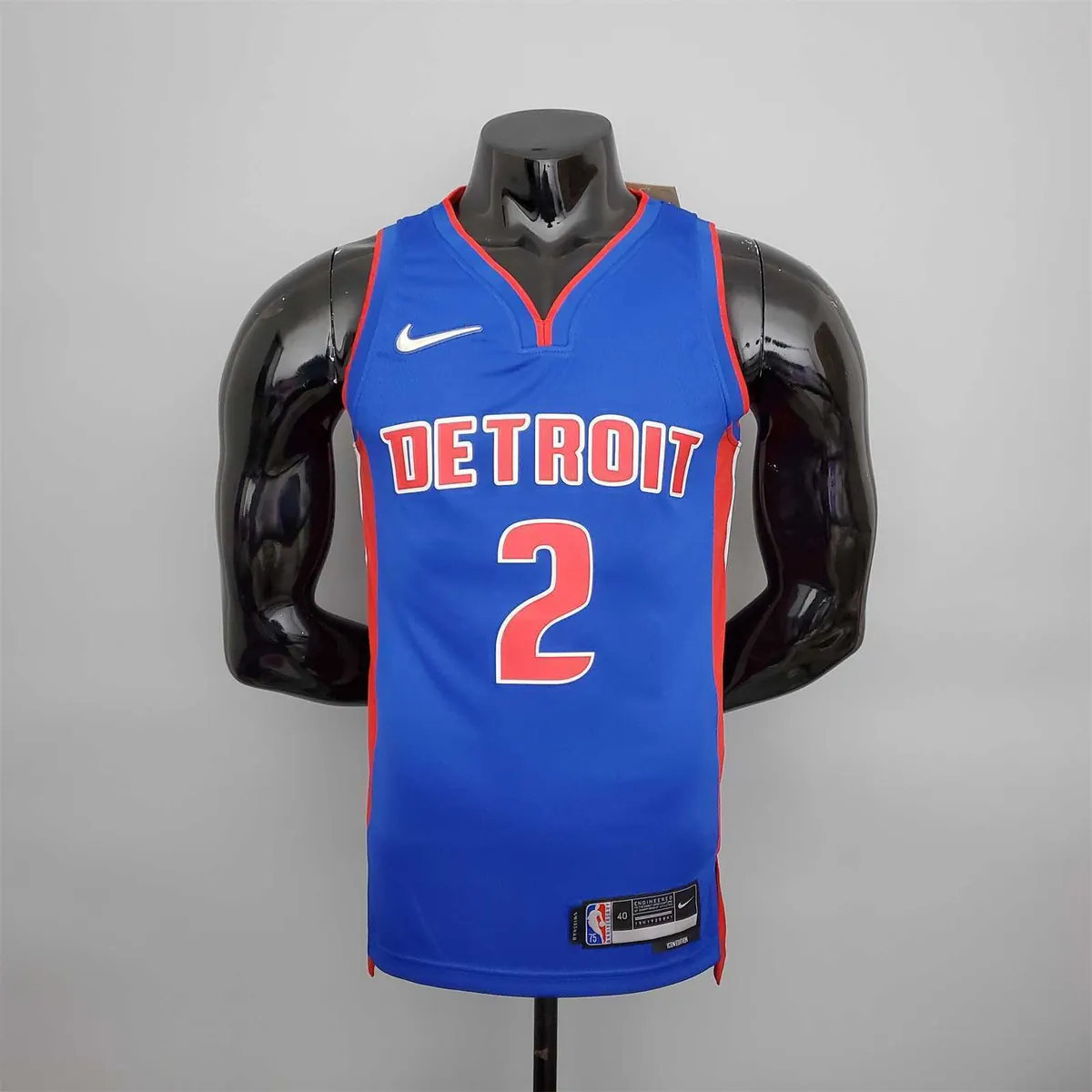 75th Anniversary Cunningham #2 Pistons Blue 9