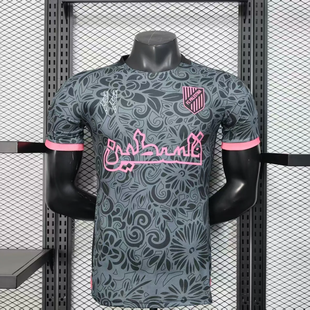 2025 Palestine Black Special Edition Kit Player Version Shirt AAAAJersey Dropship Yupoo 5