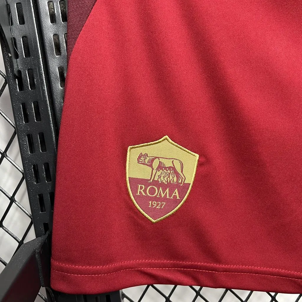 24-25 Roma Home Shorts Football Trousers Soccer AAAAJersey Yupoo 3
