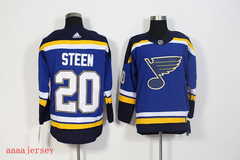 St. Louis Blues ice hockey jersey M-3XL 圣路易蓝调队冰球服 11