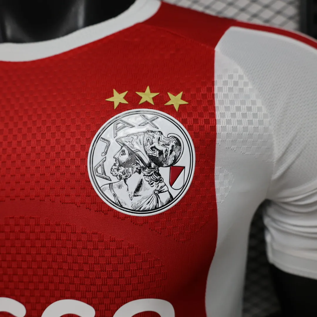 26-27 Ajax Mens Home Kit Soccer Player Version T-Shirt AAAAJersey Supply Yupoo 7 7