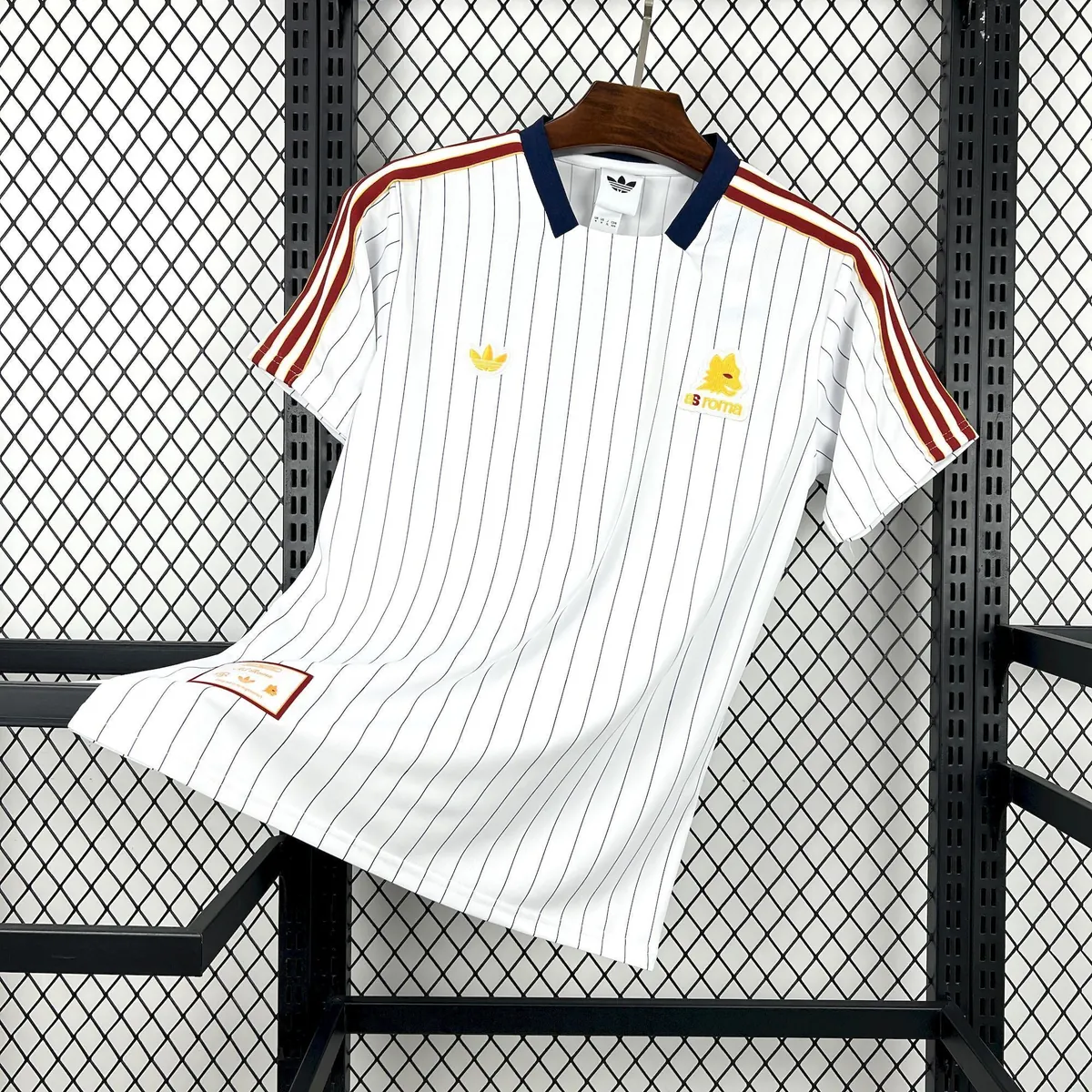 25-26 AS Roma Casual Retro Style Football White Shirt AAAAJersey Yupoo 5