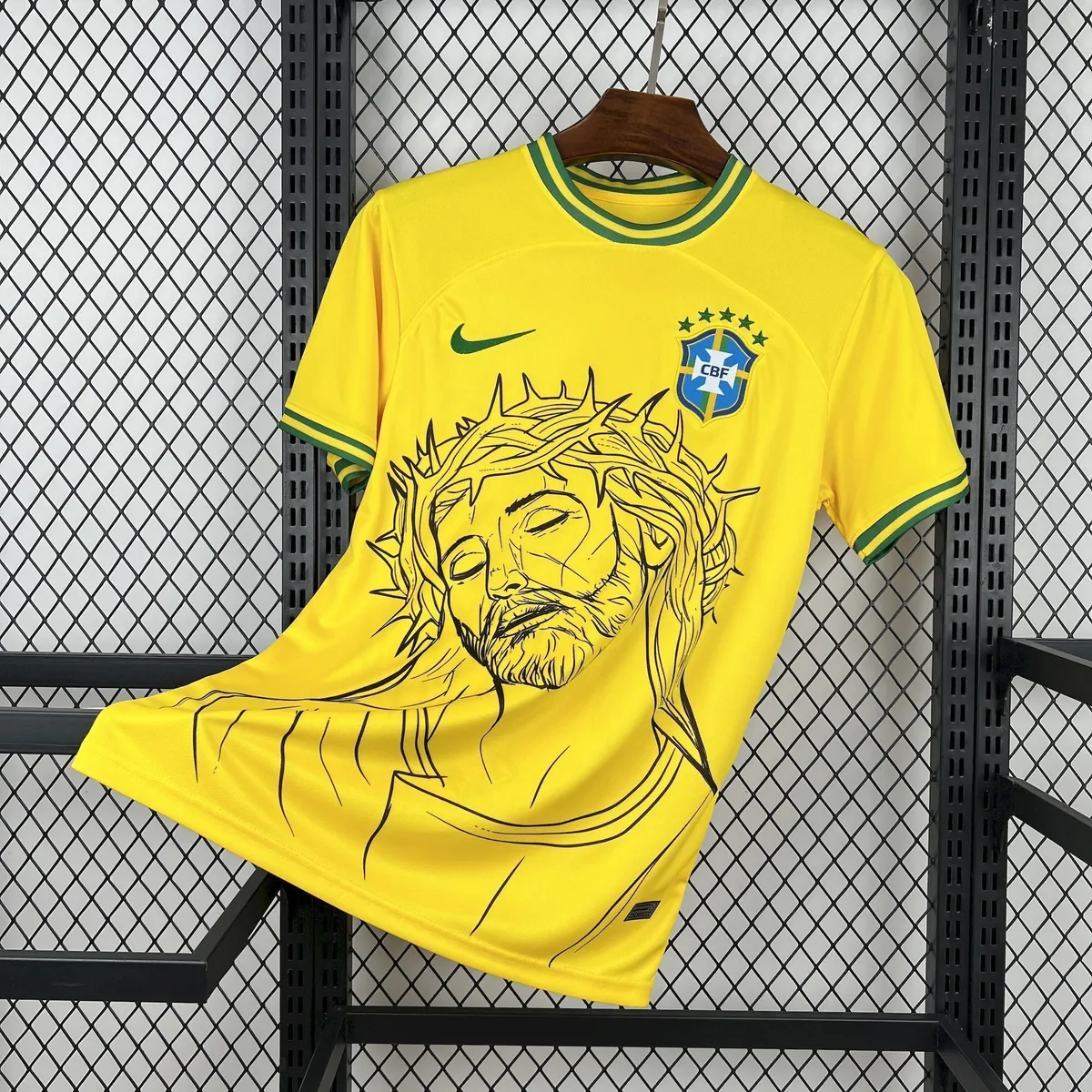 2022 Brazil X CRISTO Special Edition Retro Kit Vintage T-Shirt AAAAJersey Supply Yupoo 7