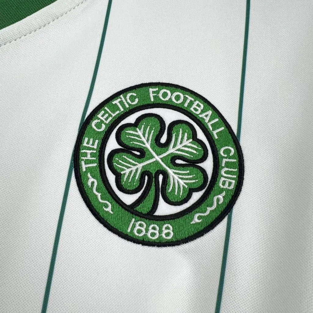 84-86 Celtic Away Retro Kit Vintage Shirt AAAAJersey Yupoo 2