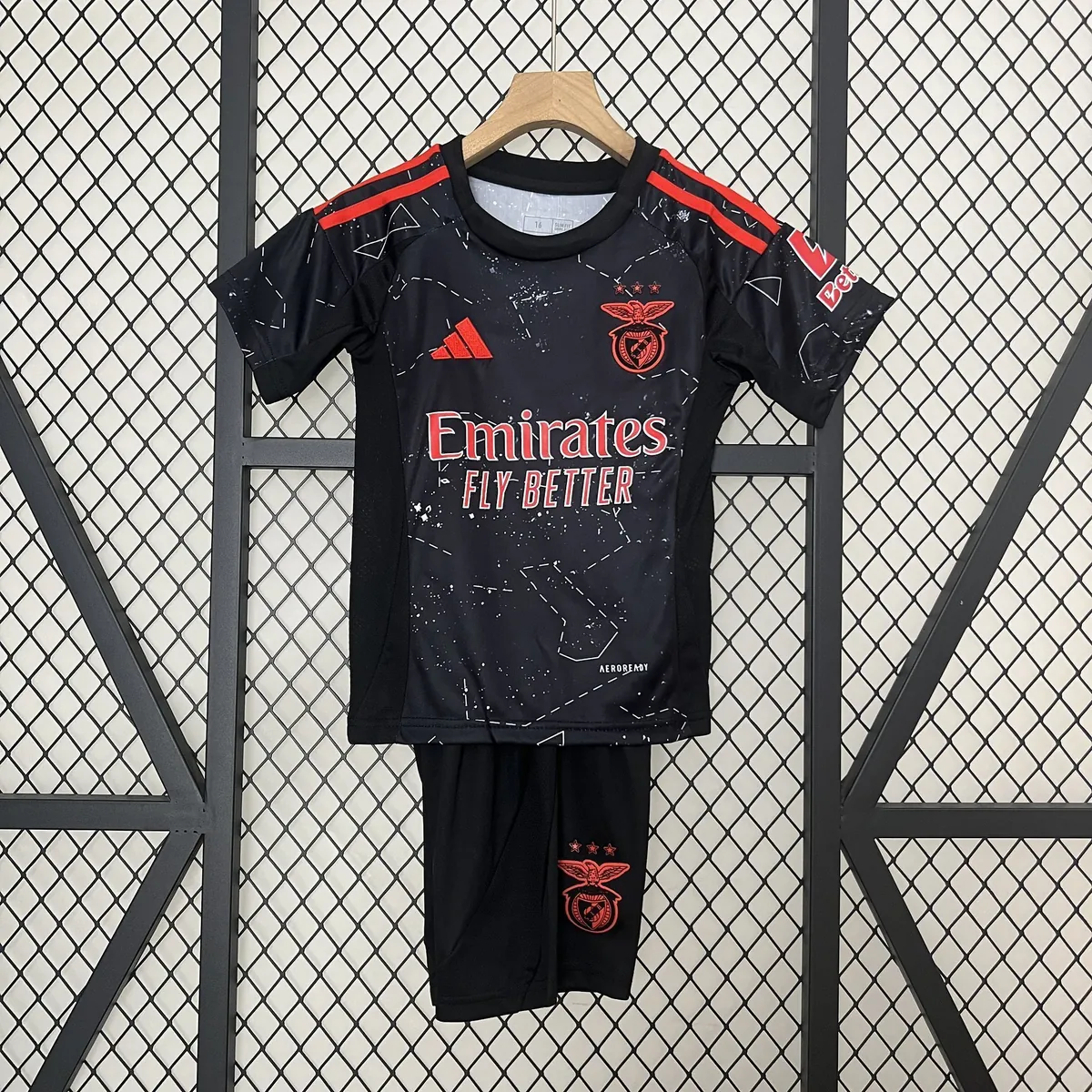24-25 Benfica Away Kid Kits Youth Apparels Sport AAAAJersey Yupoo 11
