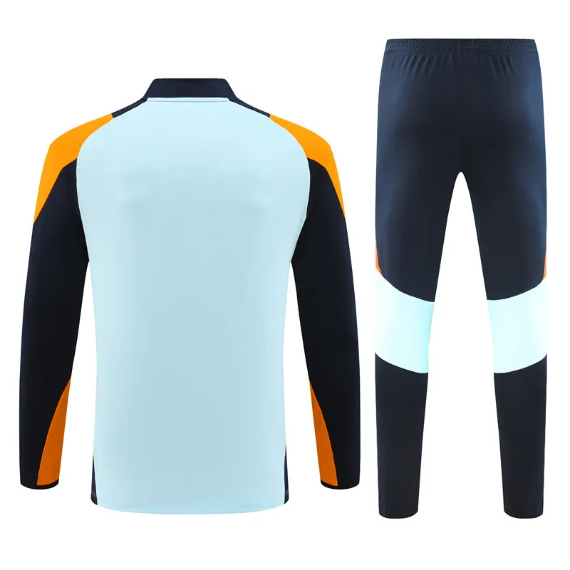 24-25 Real Madrid Long Sleeve Training Suit Football Shirts 3