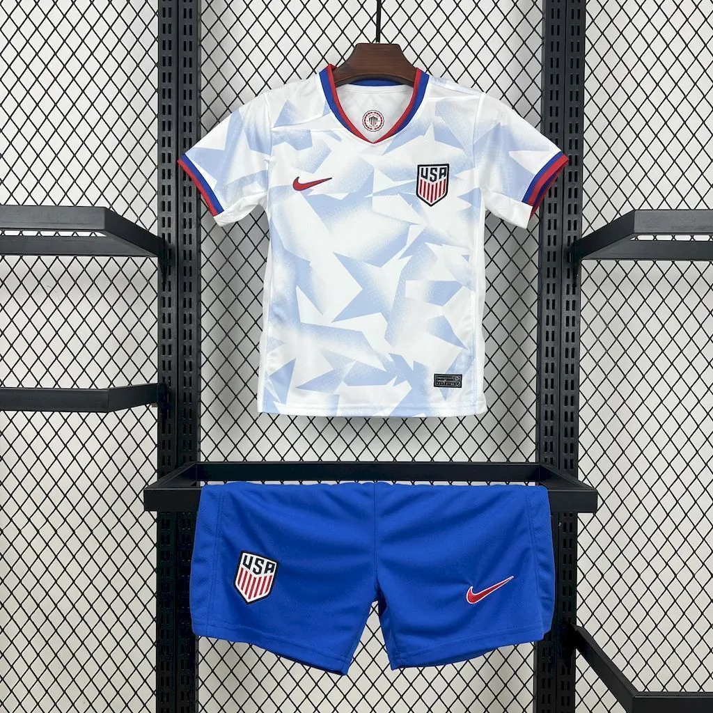 25-26 USA Home Kid Kits Youth Apparels AAAAJersey Supply Yupoo 9