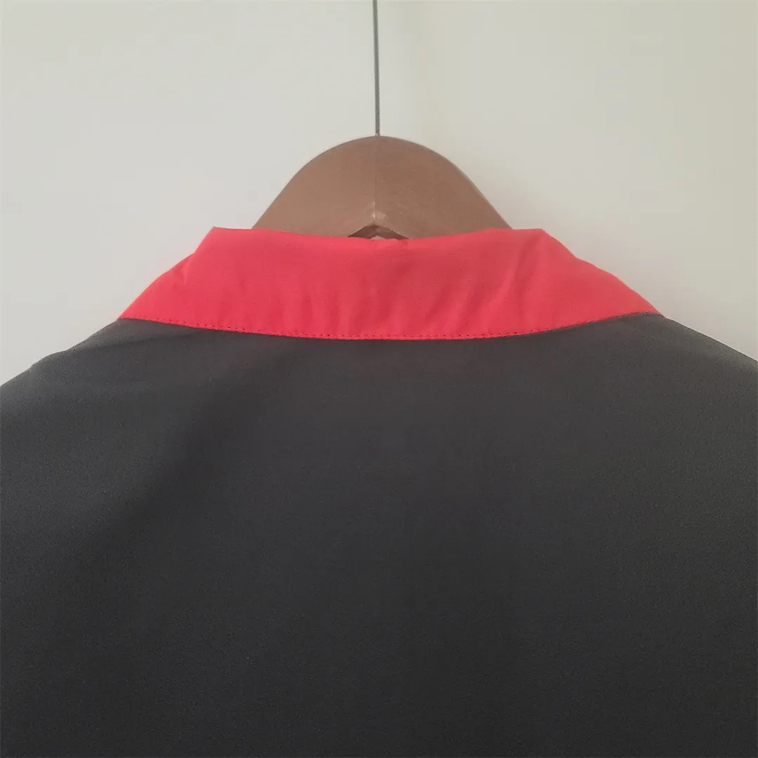 2022 Belgium Trench Coat Reversible BlackRed 8