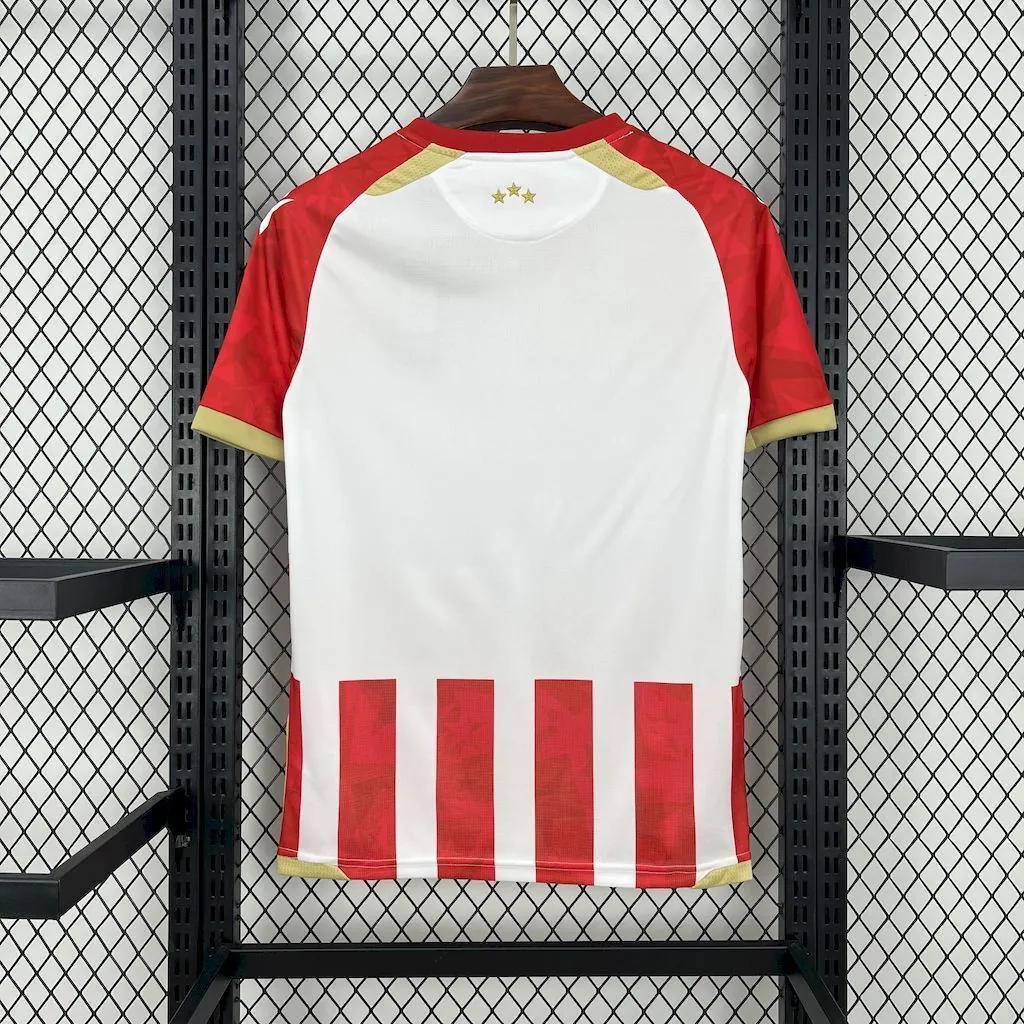 24-25 Red Star Belgrade Home Shirt Football Uniform AAAAJersey Dropship Yupoo 5